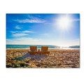 Trademark Fine Art Preston 'Florida Beach Chair' Canvas Art, 35x47 EM0517-C3547GG